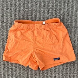 Orange Patagonia Baggies XS